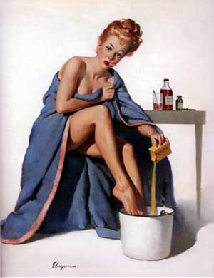 Elvgren, Nothing to Sneeze At, 1947.jpg